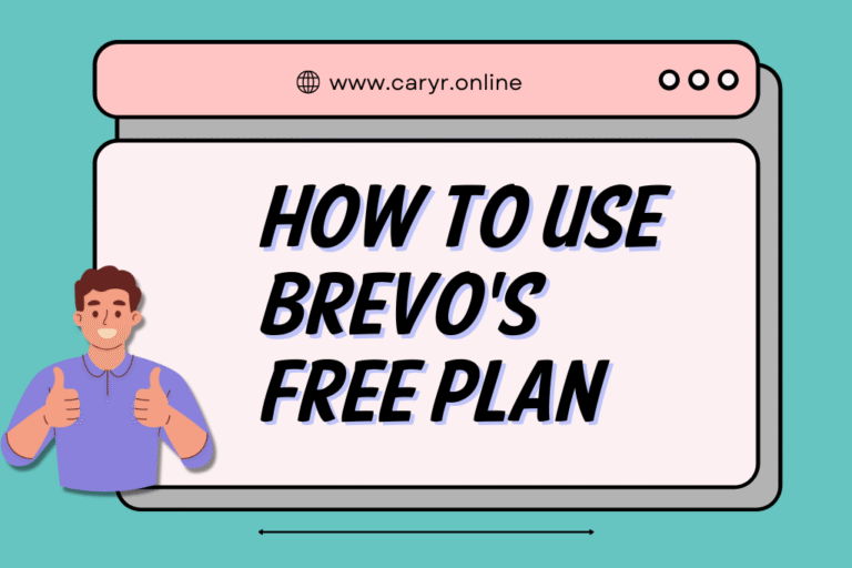 How to use brevo free plan